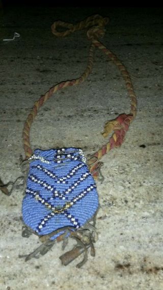 Antique Native American Pouch Medicine Bag Make Offer