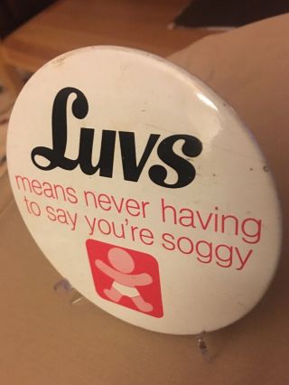 Vintage Luvs Diapers Means Never Having To Say You 