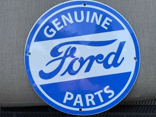Ford Parts Vintage Style Porcelain Enamel Sign