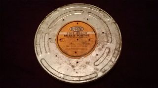 Dupont 35mm Safety Film Empty Reel Vintage 10 1/2 " Metal Tin