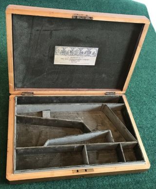 Antique Case For A Manhattan Navy Percussion Revolver Gun.