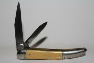 Vintage Henry Sears & Son 2 Blade Small Texas Toothpick Pattern Pocket Knife 2