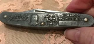 Vtg Ingersoll Rand Pocket Knife Daytona 500 Auto Racing A.  J.  Foyt,  Jr - Kutmaster