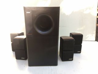 Vintage Bose Acoustimass V Series Ii Redline 5.  1 Speaker System 1990