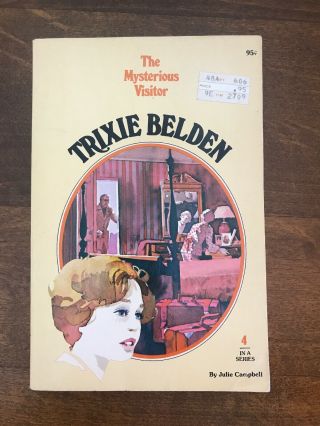 Trixie Belden 4 The Mysterious Visitor Pb Oval