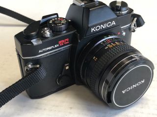 Vintage Konica Autoflex Tc 35mm Camera W/lens