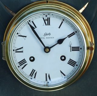 Vintage Shatz Royal Mariner Ships Bell Clock