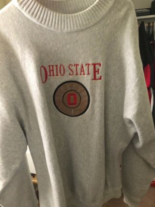 Ohio State University Mens Xl Gray Sweatshirt Lee Sportswear Osu
