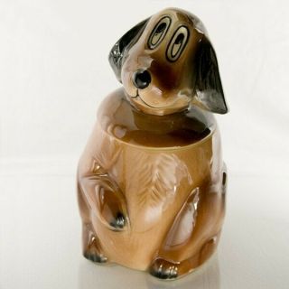 Vintage - Mccoy Pottery " Mac Dog " Cookie Jar Mid 1960 