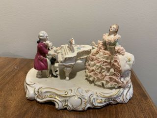 Irish Dresden “rehersal” Porcelain Figurine