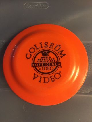 Wwf Wwe Coliseum Video Exclusive Mini Frisbee