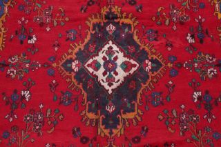 Vintage 7x10 Malayer Red Oriental Wool Area Rug Hand - Knotted Medallion Carpet 2