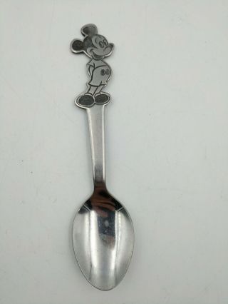Vintage Walt Disney Mickey Mouse Toddler Spoon By Bonny Stainless Steel Japan