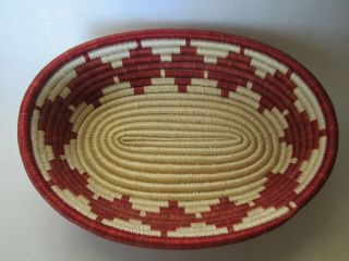 Vintage Native American Indian Navajo Handmade Coiled Basket