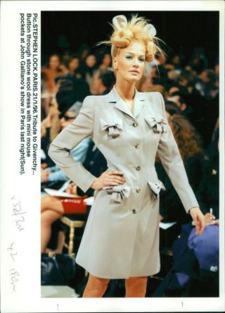 Fashion:tribute To Givenchy.  - Vintage Photo