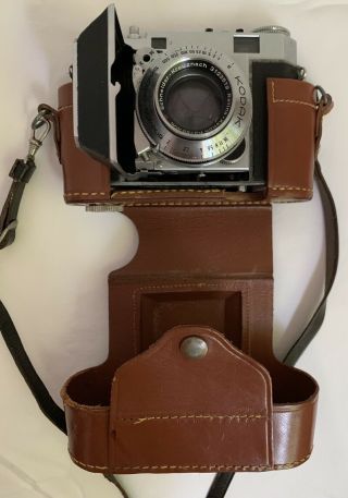 Vintage Kodak Retina IIa 35mm Rangefinder Camera w/ Case Cond. 3