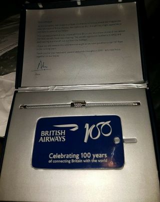 British Airways 747 Fuselage Keyring 100 Years Celebration