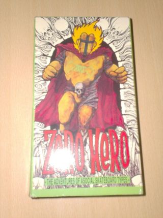 Vintage Skateboard Video Zorlac Zero Hero 90s Vhs