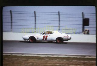 Buddy Baker 11 Mercury - 1971 Nascar Miller High Life 500 - Vtg 35mm Race Slide