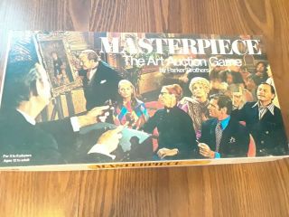 Vintage 1970 Masterpiece The Art Game By Parker Brothers - Very Good