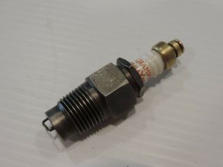 Vintage Champion X Spark Plug - Gas & Oil Collectible Rat Rod