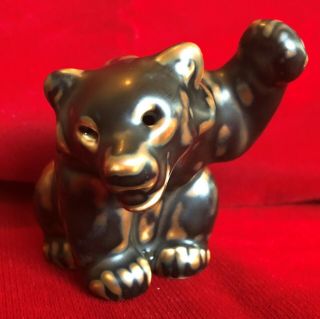 Vintage Collectible Royal Copenhagen Bear Cub Ceramic Figurine Knud Kyhn,  Denmar