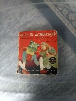 Vintage Alice In Wonderland / 1933 / The Big Little Book / Paramount Picture