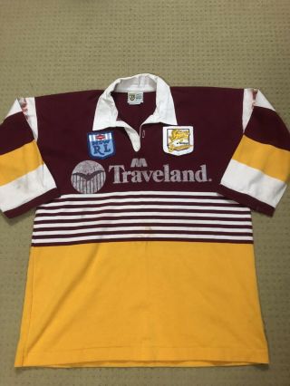 Vintage Nswrl 1994 Brisbane Broncos Rugby League Jersey