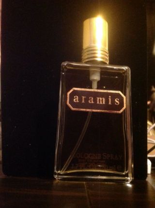 Vintage Aramis Cologne Spray 1.  7 Oz Full Bottle