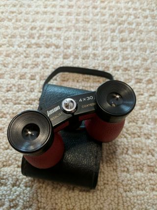 Vintage Jason Medalist Binoculars 4x30 Power W/case,  Japan