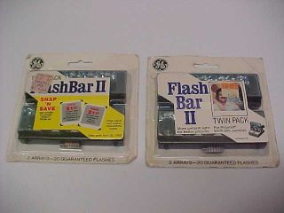 Ge Flash Bar Ii For Polaroid Sx - 70 Film Camera 2 Vintage,