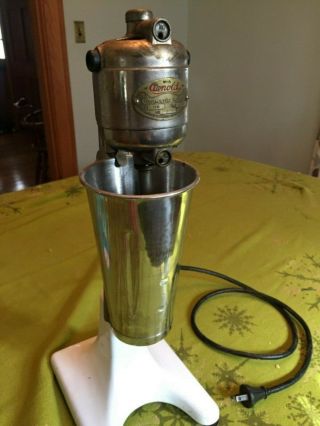 Vintage Arnold No 15 Electric Drink Mixer Milk Shake With Cup Pat 1923