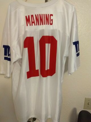 Team Apparel York Giants Eli Manning Jersey 10 Pre - Owned Xl