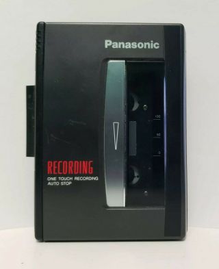 Vintage Panasonic Rq - L305 Mini Cassette Recorder W/ Built In External Speaker (4)