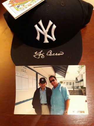 Yogi Berra Signed Ny Yankees Hat Cap Autographed Sz 7 1/2 Psa/dna Hof