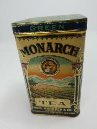 Vintage 1923 Monarch Black Tea Tin Reid Murdoch Crisp Graphics