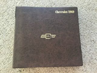 1969 Chevrolet Dealership Showroom Salesmans Dealer Sales Album.
