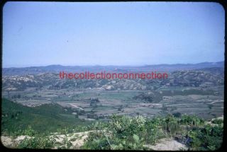 3 Vtg 1952 35mm Slide Us Army - Soldiers View Blocking Positions Chorwon Korea