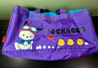 Sanrio Smiles | Hello Kitty | Pochacco Duffle Bag | Vintage Classic Travel Bag