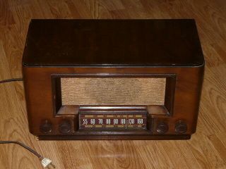 Vintage Rca Victor Model 50 Tube Radio,  Wood Cabinet