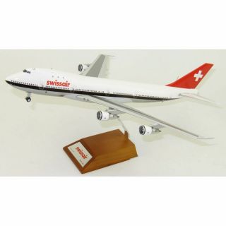 1:200 Inflight / Jc Wings Swissair Boeing 747 - 200 " Polished " Hb - Iga Geneva Rare