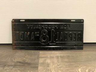 Vintage Repeal 18th Amendment For Prosperity License Plate Topper, 3