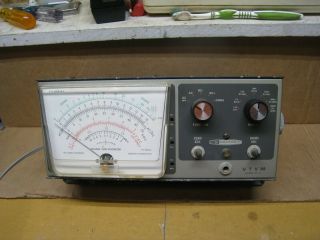 Vintage Heath Company Vacuum Tube Voltmeter Model IM - 13 / No Leads - Powers On 2