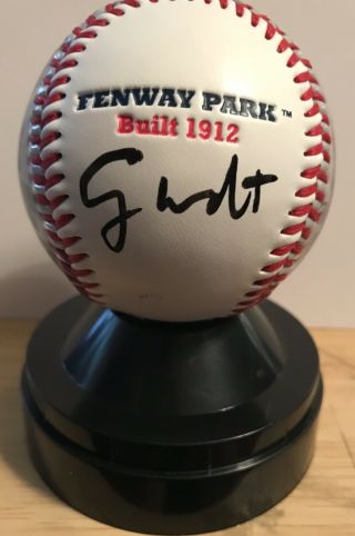 George Wendt Signed Fenway Park Stadium Baseball Cheers Boston Red Sox