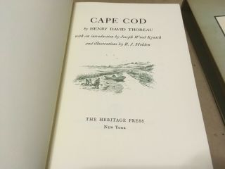 CAPE COD BY HENRY DAVID THOREAU - HERITAGE PRESS 1968 2