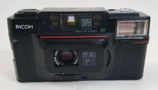 Vintage Ricoh Ff - 3 Af 35mm Film Camera With Rikenon Lens Point And Shoot