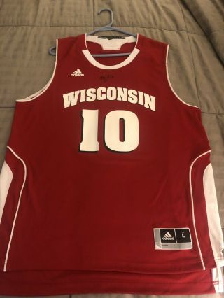 Nigel Hayes Wisconsin Badger Basketball Autographed Jersey
