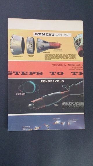 Vintage " Steps To The Moon " Poster