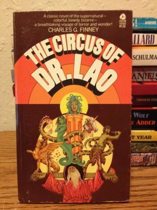 Vintage The Circus Of Dr Lao By Charles G Finney Rare Avon 19190 Paperback