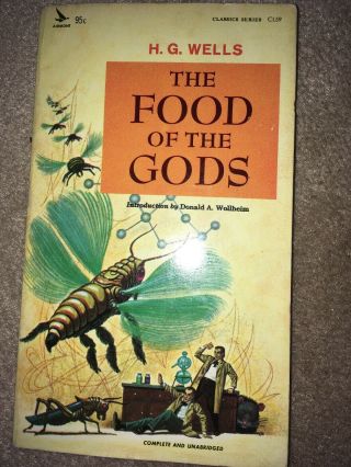 The Food Of The Gods H.  G.  Wells Vintage Pb Paperback 1965 Unread Cond